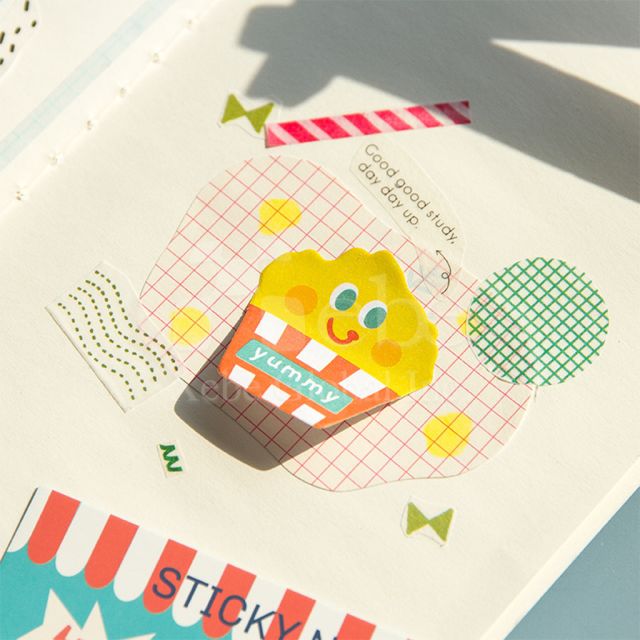food shaped sticky note creative custom sticky note