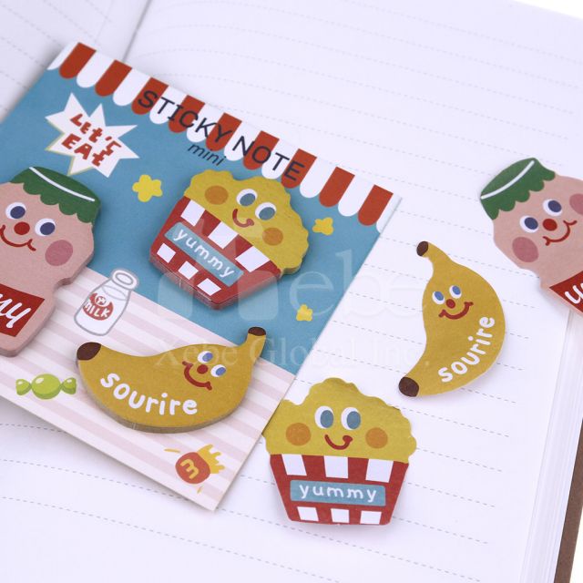 food shaped sticky note creative custom sticky note