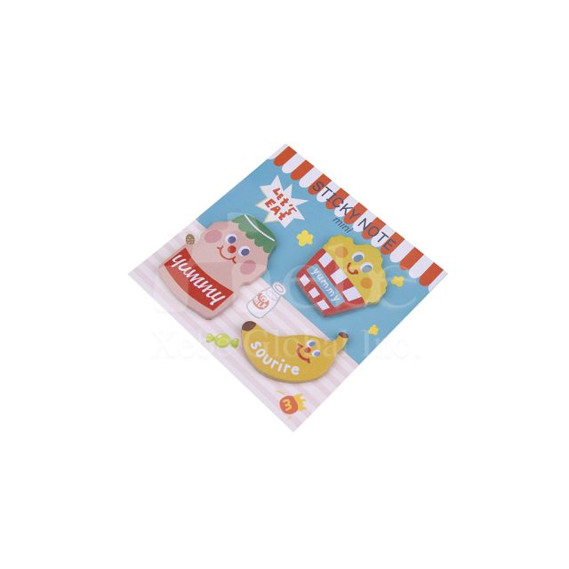 food shaped sticky note creative custom sticky note
