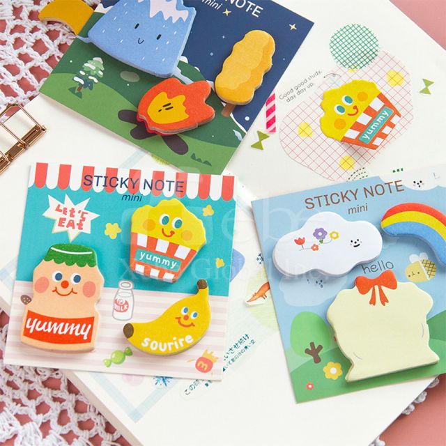 food shaped sticky note creative custom sticky note