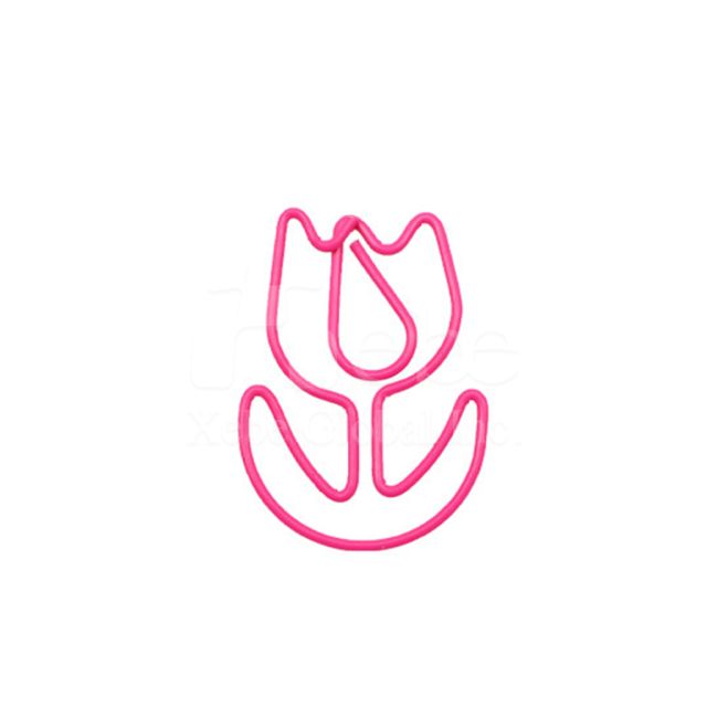 flower paperclip relaxing desk item