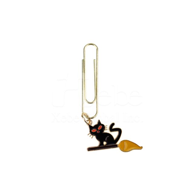 cat paperclip custom paperclip with animal pendant