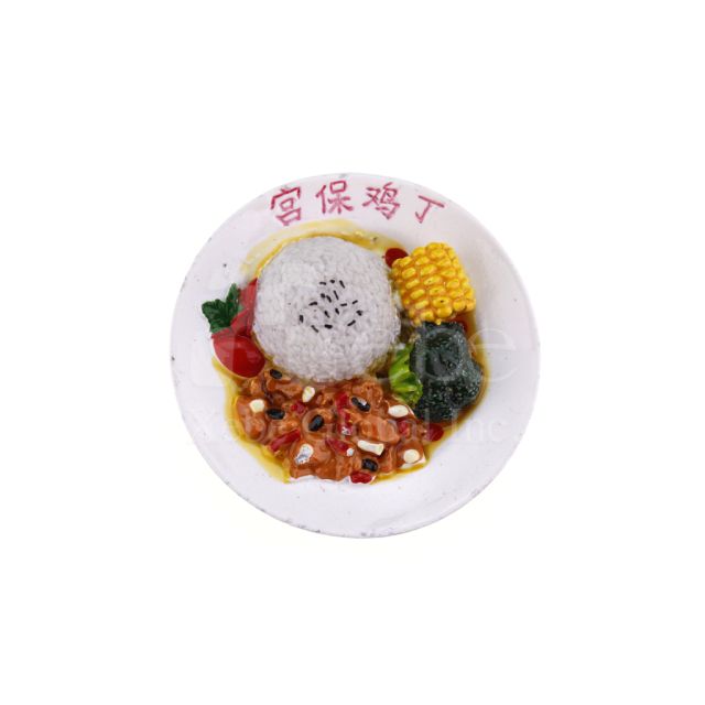 3d food fridge magnet