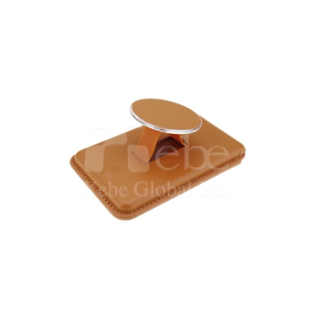 magnetic leather card holder