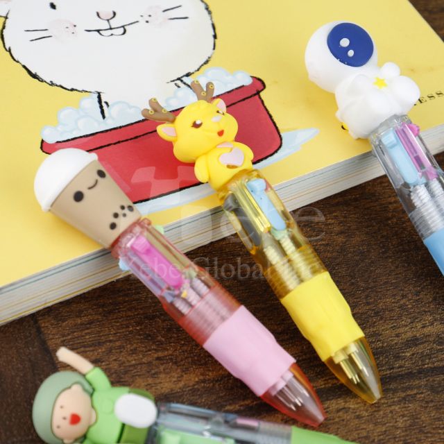 styling figure multi color advertising pen