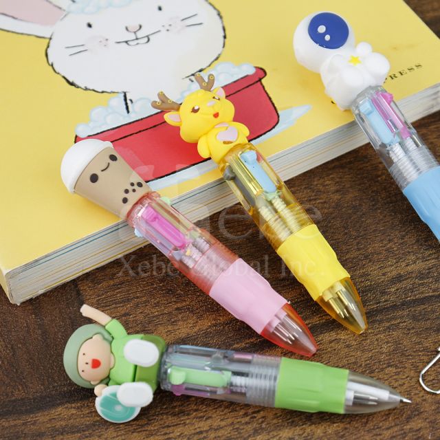 styling figure multi color advertising pen