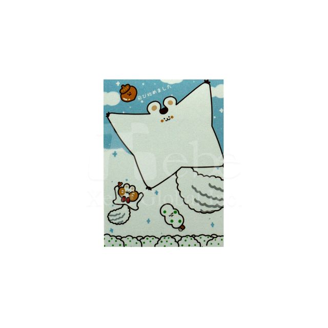 flying squirrel sticky notes
