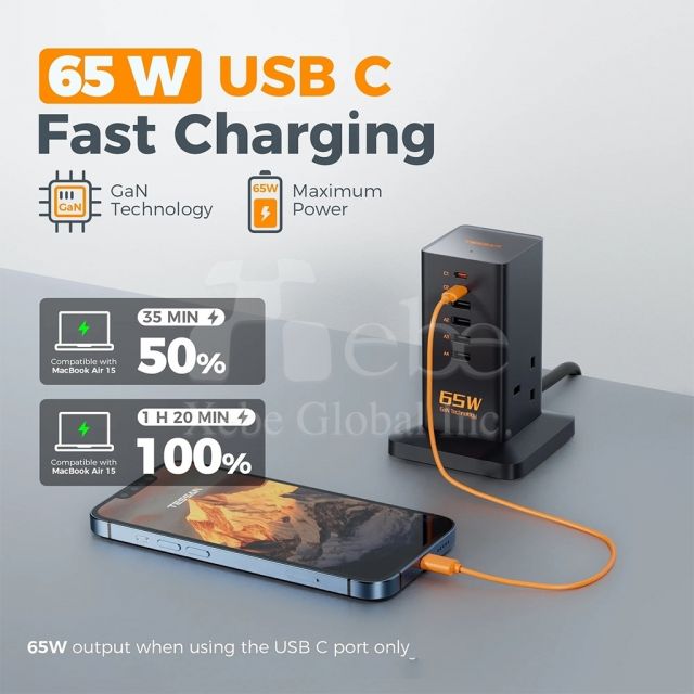 upright usb charging stand