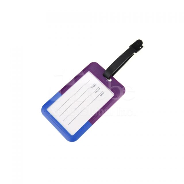 customized brand mascot luggage tags