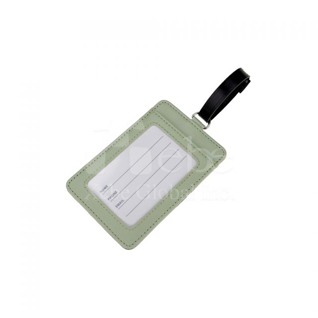 customized leather luggage tag