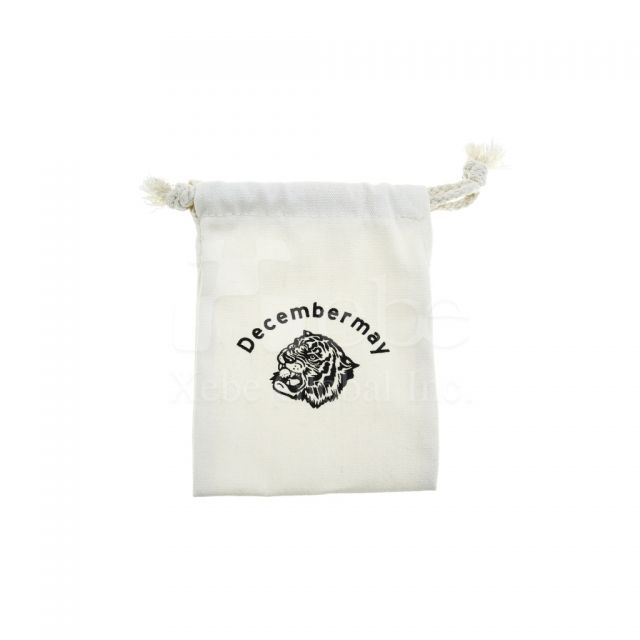 customized small canvas drawstring pocket