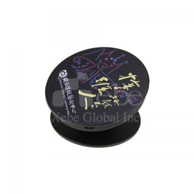 illustration style air bag mobile phone holder