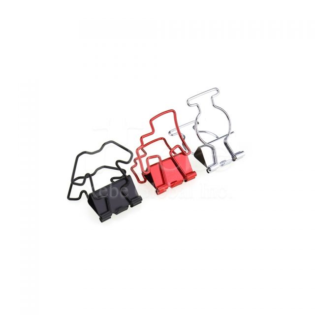 clothes style binder clips customized gifts