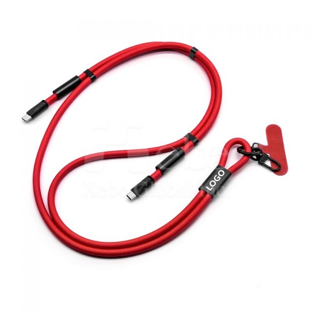customized mobile phone lanyard fast charging cable