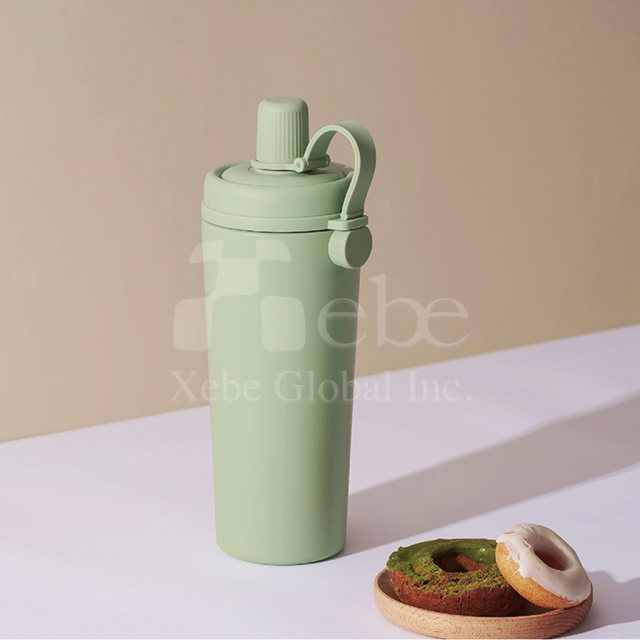 large capacity stainless steel straw bottle