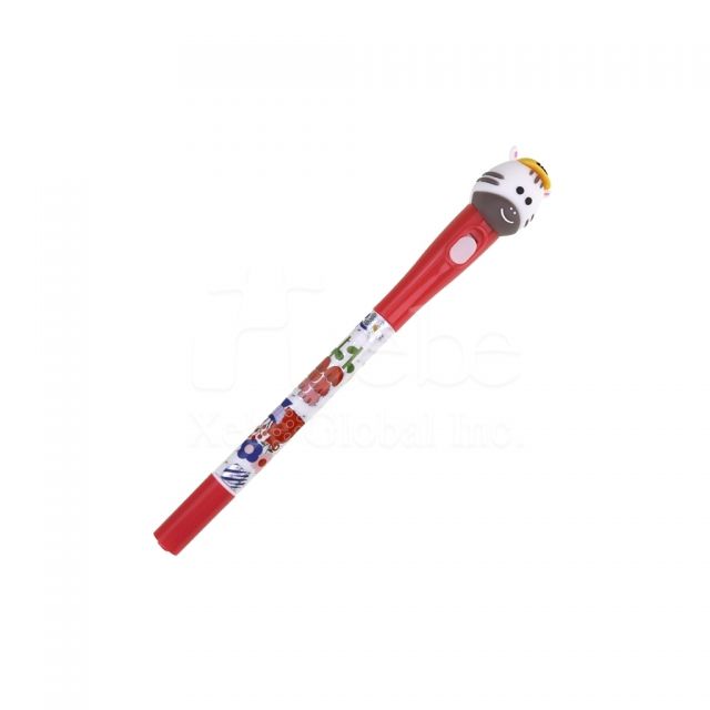 customized creative cartoon double ended pen