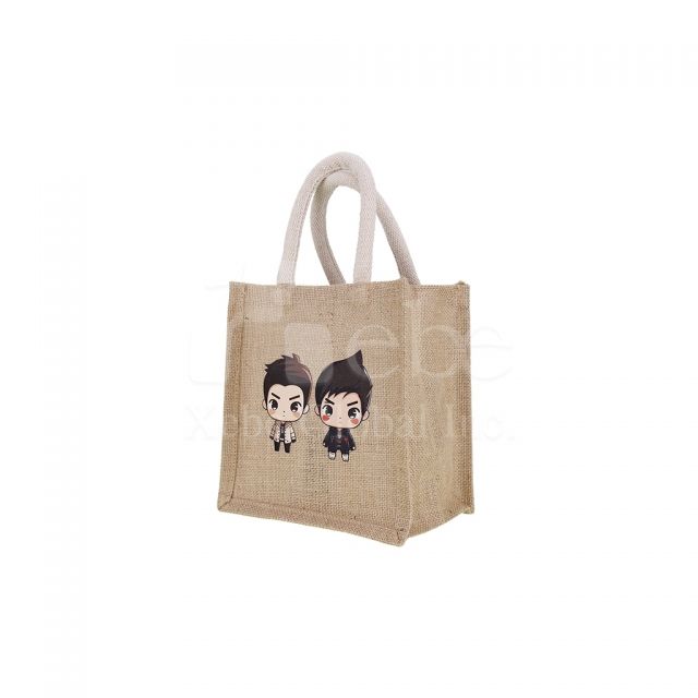 customized linen shopping bags