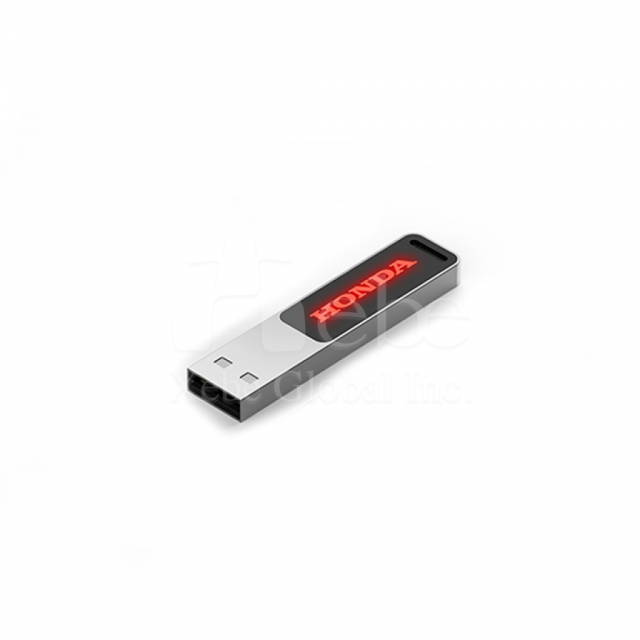 silver led classic flash drive