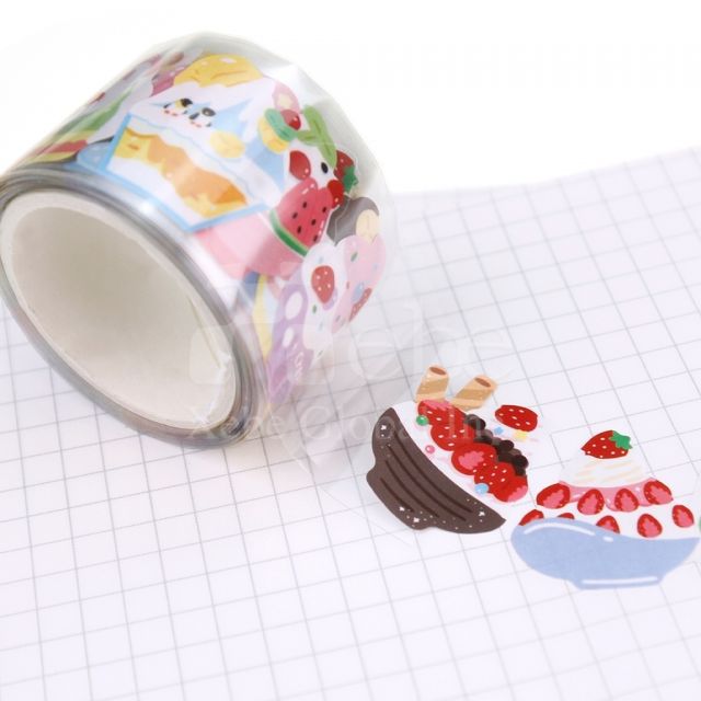 summer shaved ice masking tape