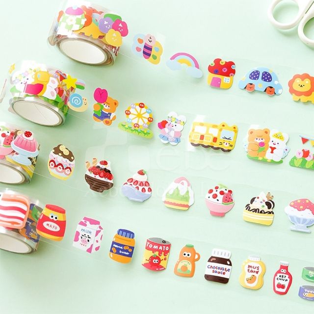 summer shaved ice masking tape