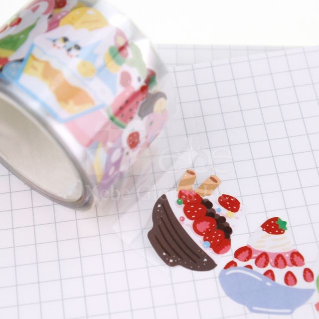 summer shaved ice masking tape