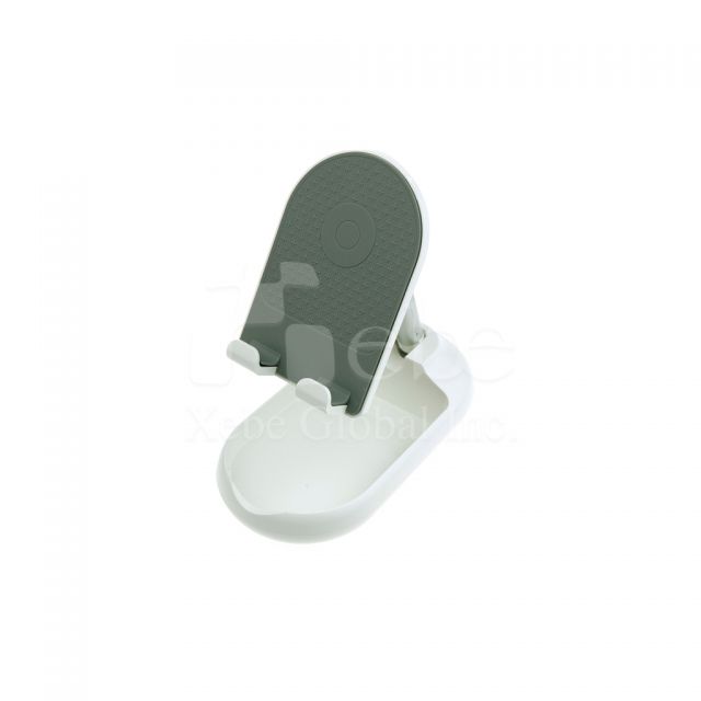 white customized mobile phone holder