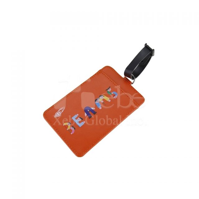 leather luggage tag printing