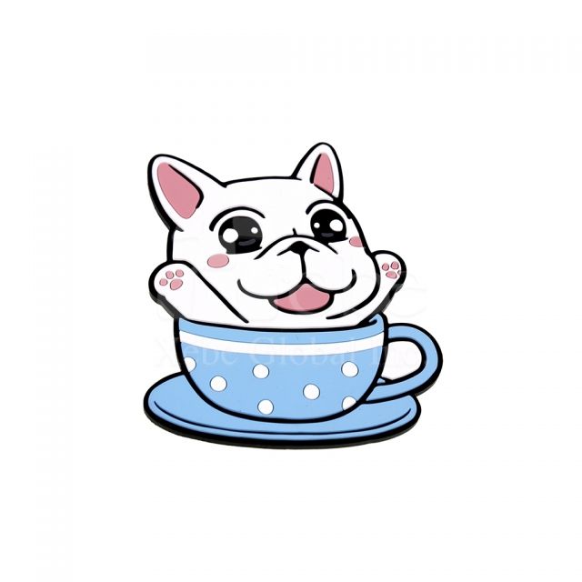 illustration puppy coasters
