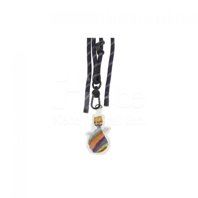 customized hand-painted style mobile phone lanyard