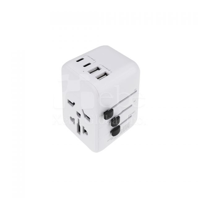customized universal plug travel adapter charger printing