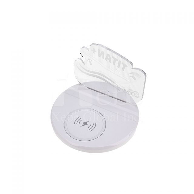 night light customized luminous wireless charging pad