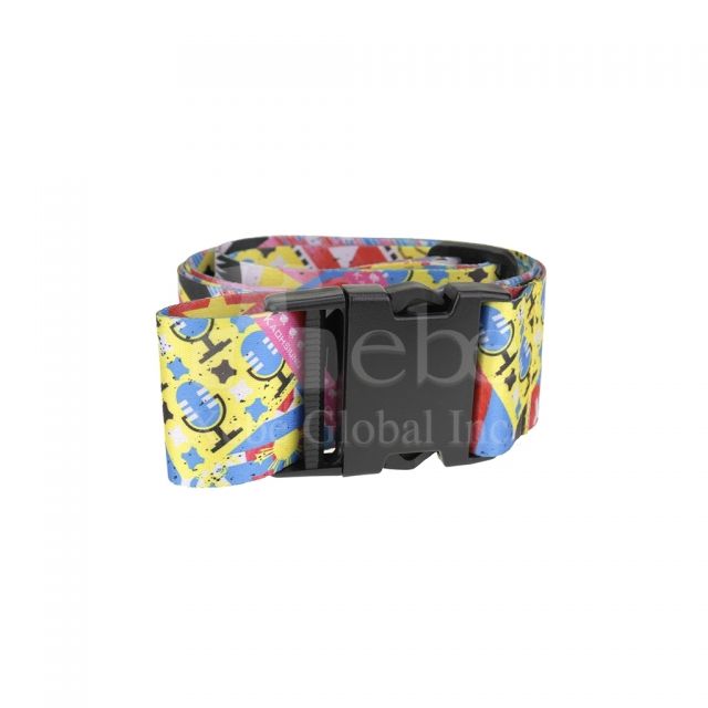 colorful party luggage ties