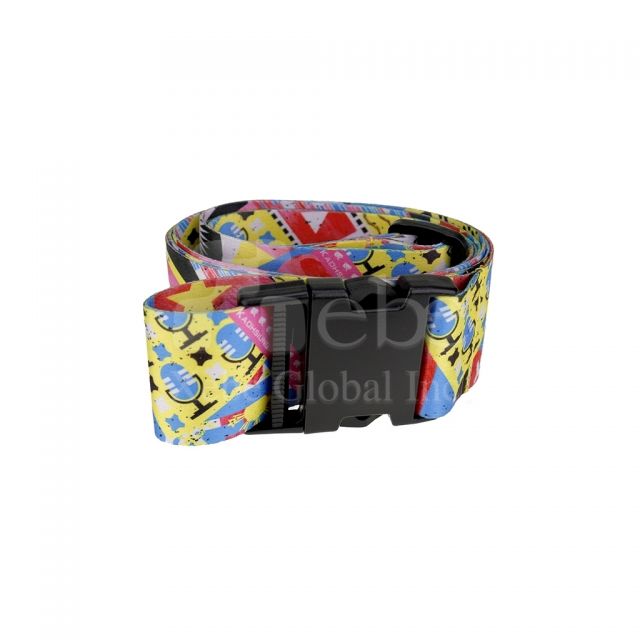 colorful party luggage ties