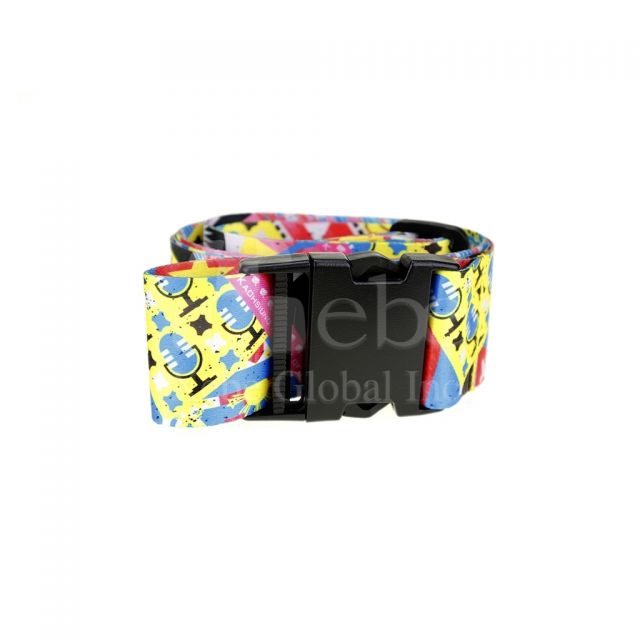 colorful party luggage ties