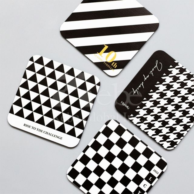 checkerboard coasters