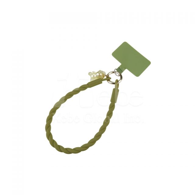 customized bear silicone short lanyard