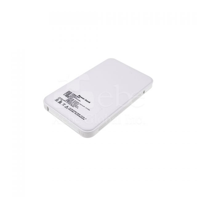 customized power bank with built in charging cable and printing