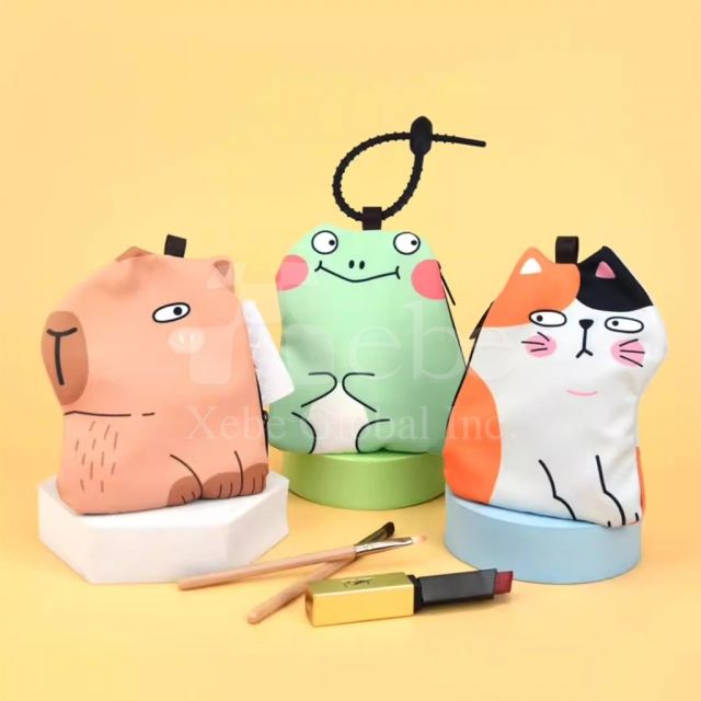 animal shape customized small storage bag