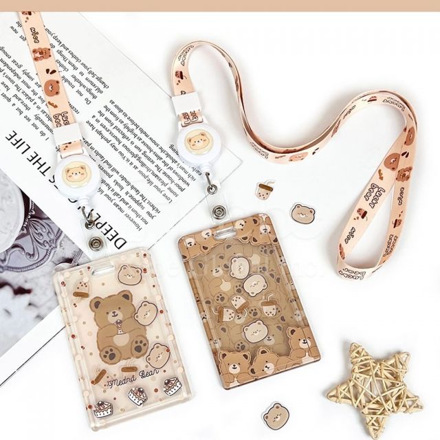 customized acrylic card holder shake