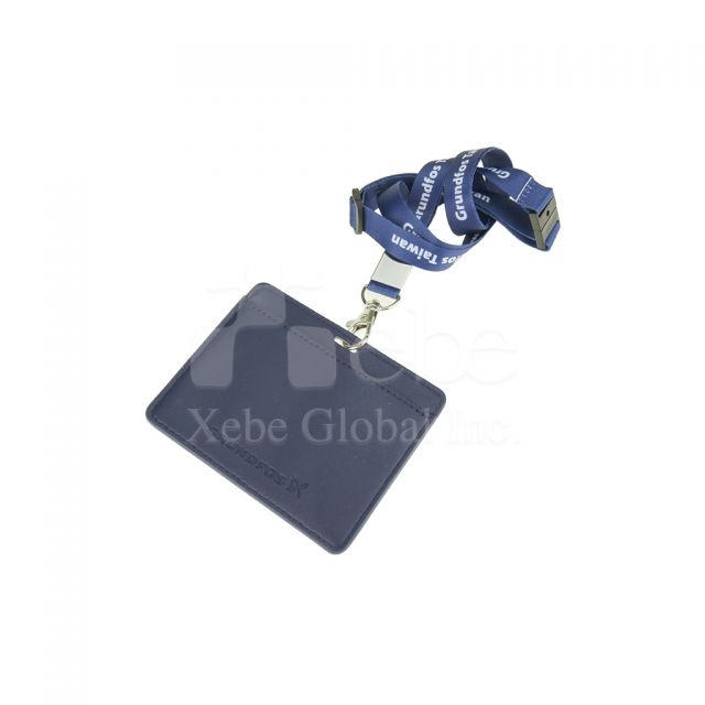 customized leather ID holder for enterprises