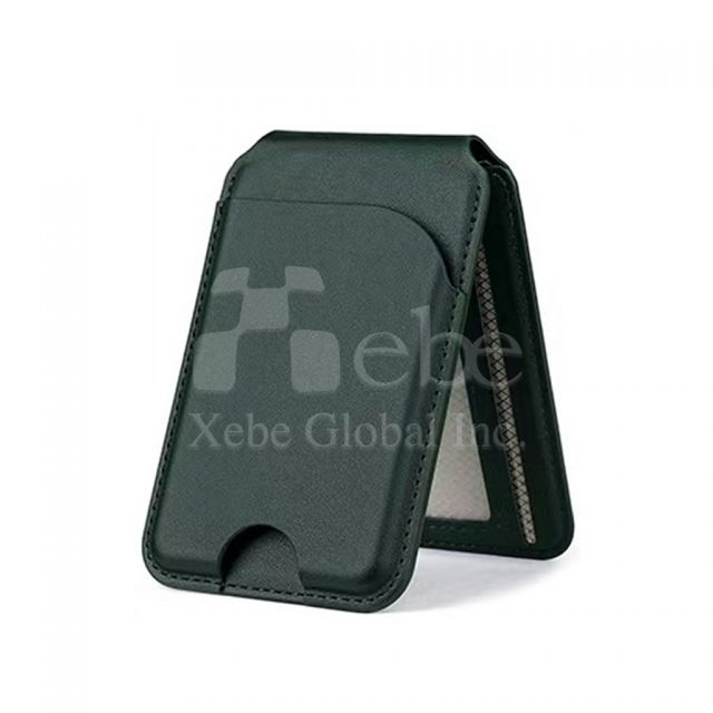 magsafe magnetic leather card holder mobile phone holder