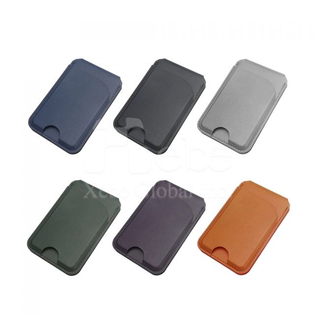 magsafe magnetic leather card holder mobile phone holder