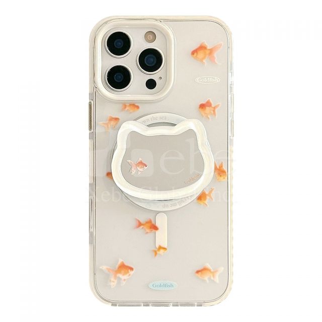 mirror customized airbag phone holder
