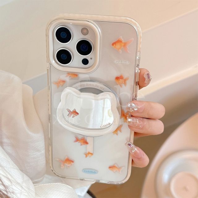 mirror customized airbag phone holder