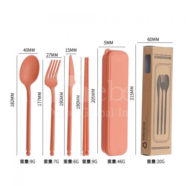 wheat eco friendly tableware set production