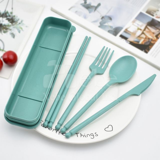 wheat eco friendly tableware set production