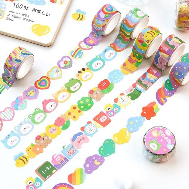 campus bear custom washi tape