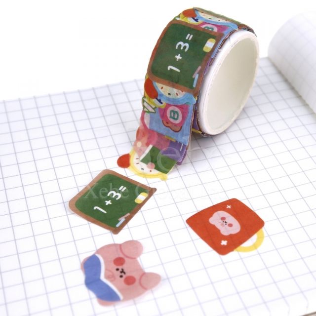 campus bear custom washi tape
