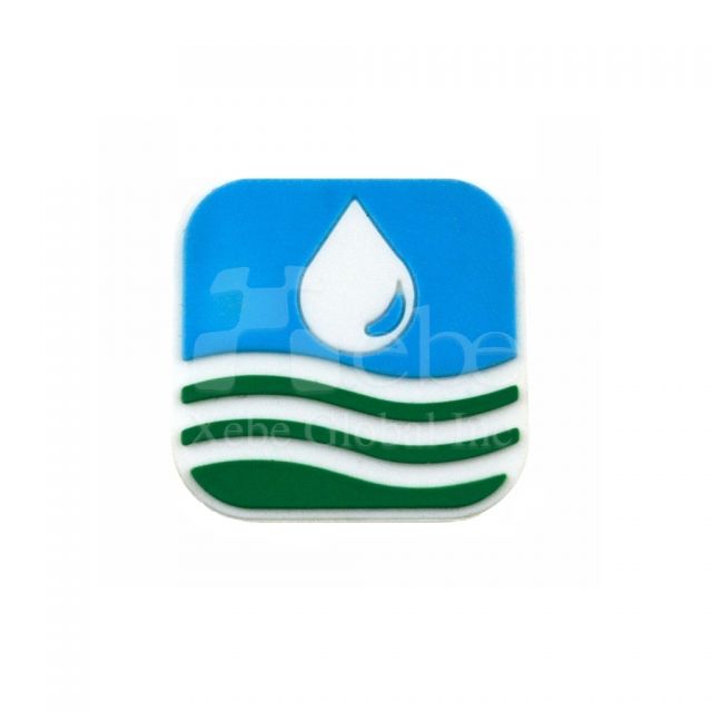water drop customized coaster pvc silicone coaster production
