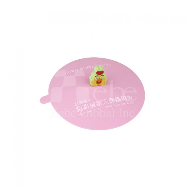 brand mascot 3D dimensional custom cup cover